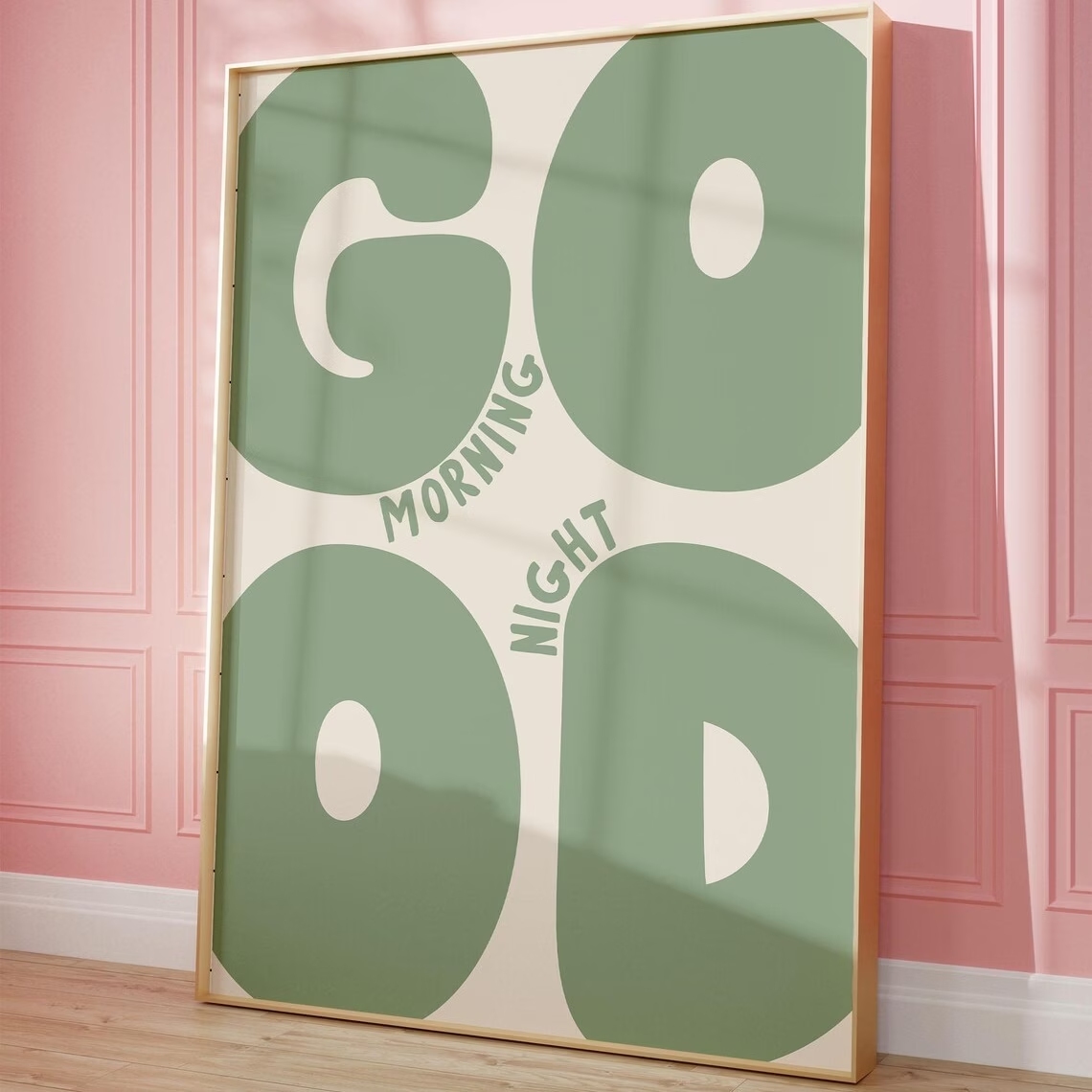 Modern Green Good Morning Good - Home Decor Quotes ulasan dan harga