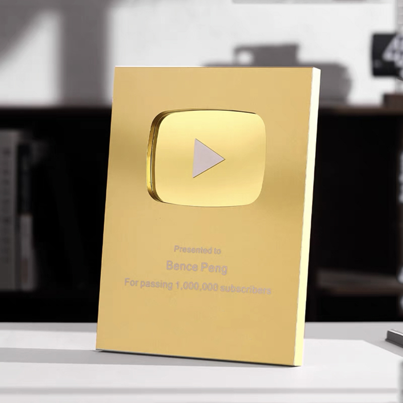 Custom Metal Trophy Corporate  - Home Decor Video ulasan dan harga