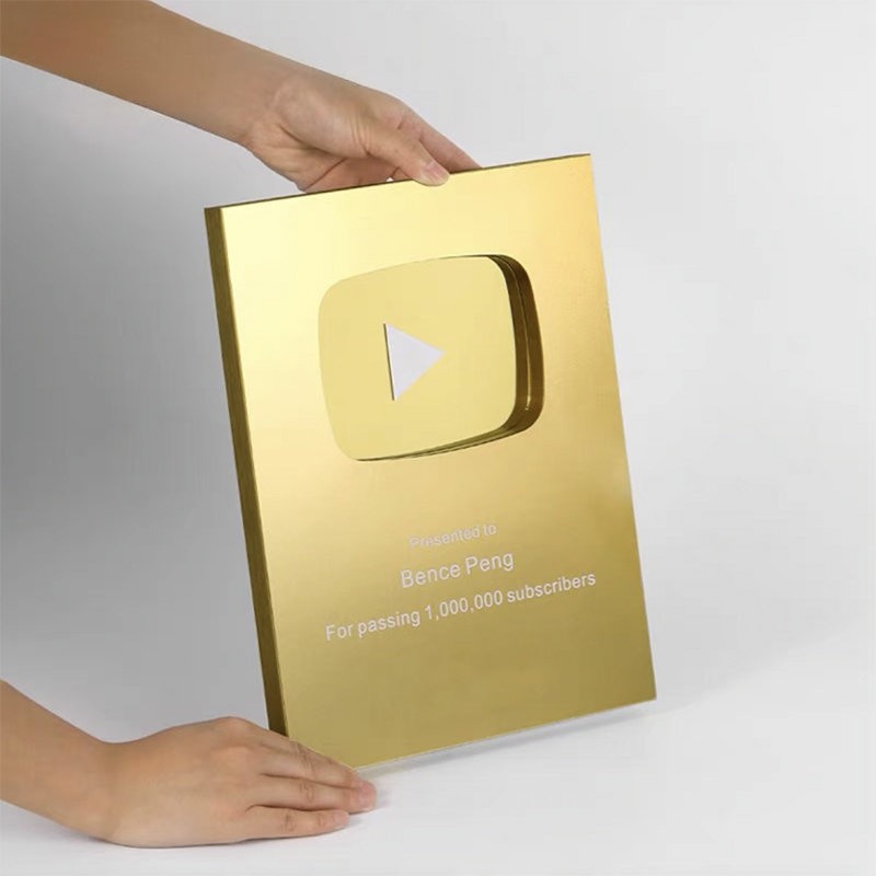 Custom Metal Trophy Corporate  - Home Decor Video ulasan dan harga