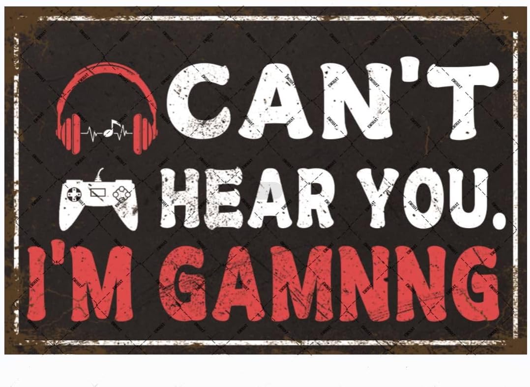EMOHAT Game Room Metal Tin Sig - Home Decor Game ulasan dan harga