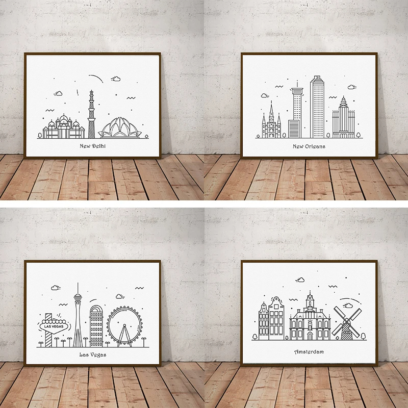 City Line Beijing Paris New Or - Home Decor New Orleans ulasan dan harga
