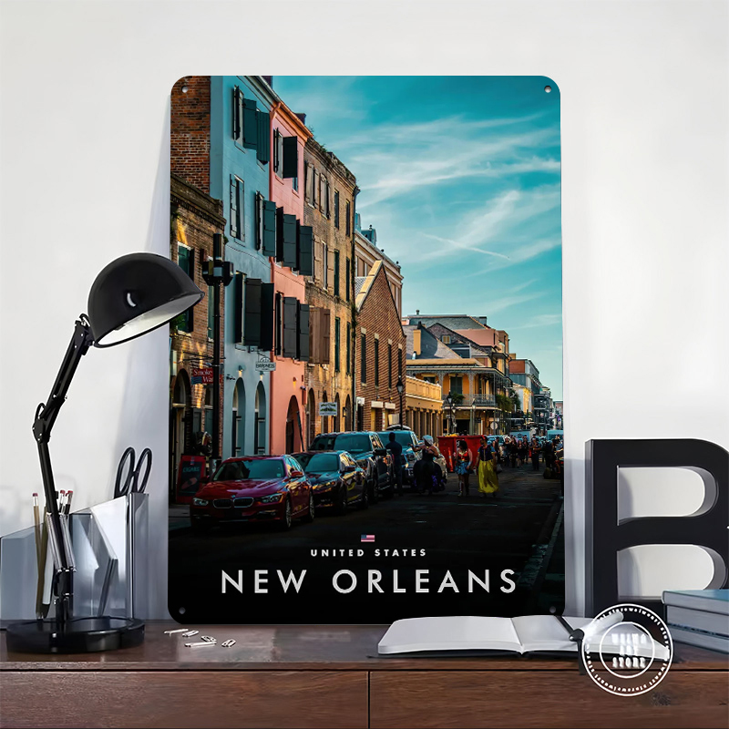 New Orleans Street Scene Print - Home Decor New Orleans ulasan dan harga