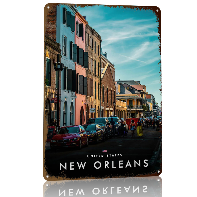 New Orleans Street Scene Print - Home Decor New Orleans ulasan dan harga