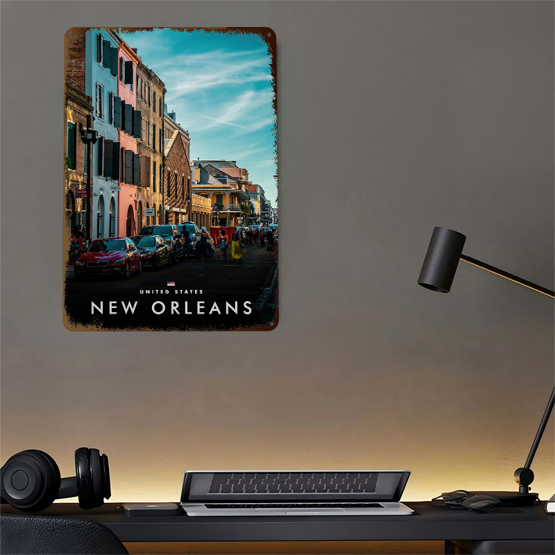 New Orleans Street Scene Print - Home Decor New Orleans ulasan dan harga