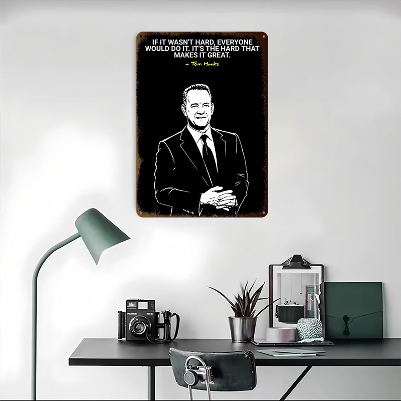 Tom Hanks Quote on Hard Work 3 - Home Decor Quotes On Wall ulasan dan harga