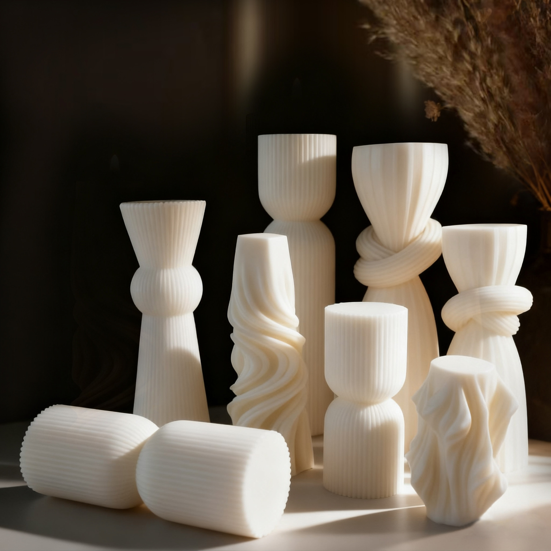 Nordic Minimalist White Scente - Home Decor Japandi ulasan dan harga