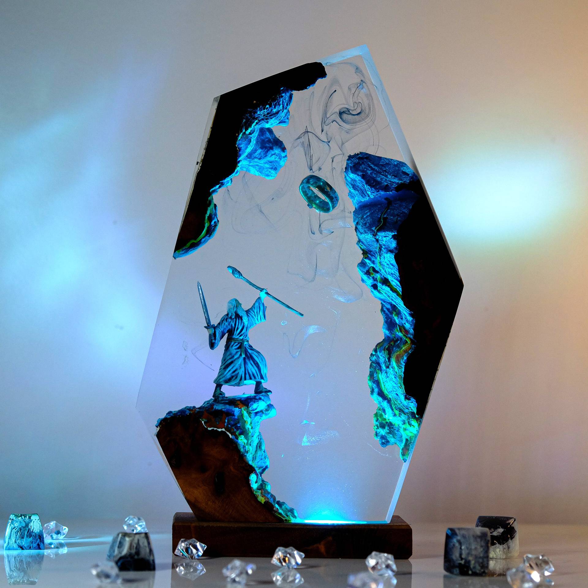 Movie Scence Figure Table Resi - Home Decor Product ulasan dan harga