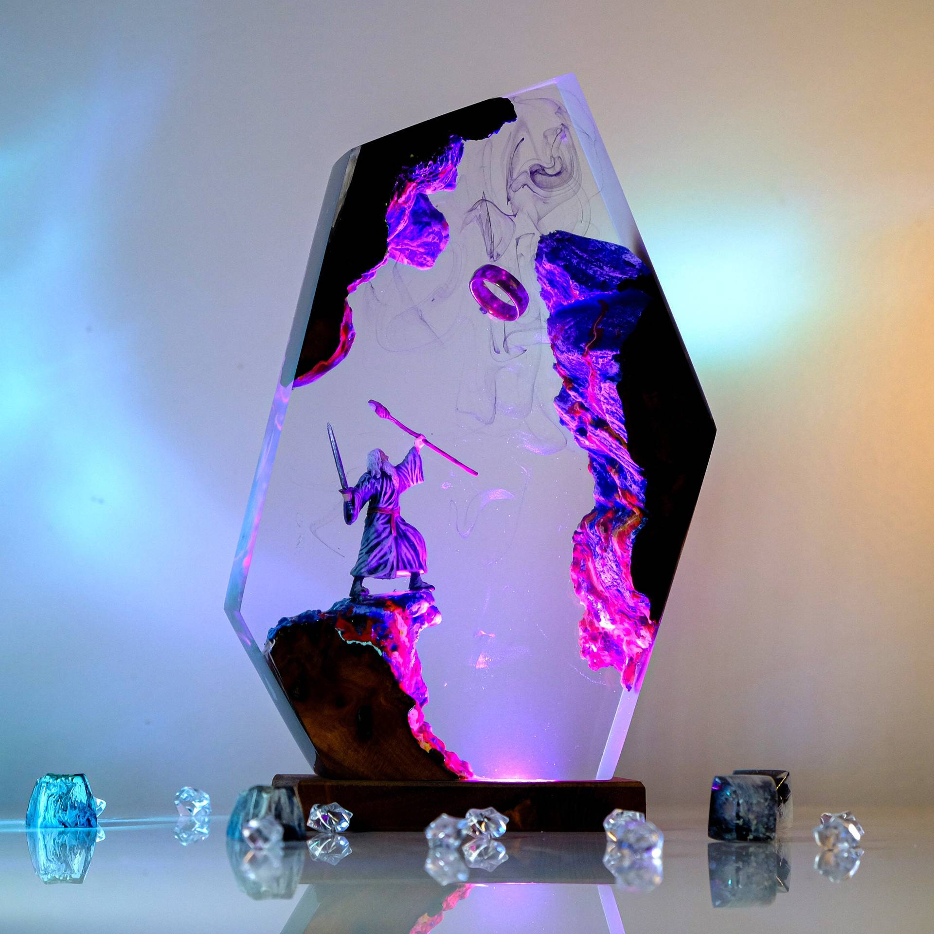 Movie Scence Figure Table Resi - Home Decor Product ulasan dan harga