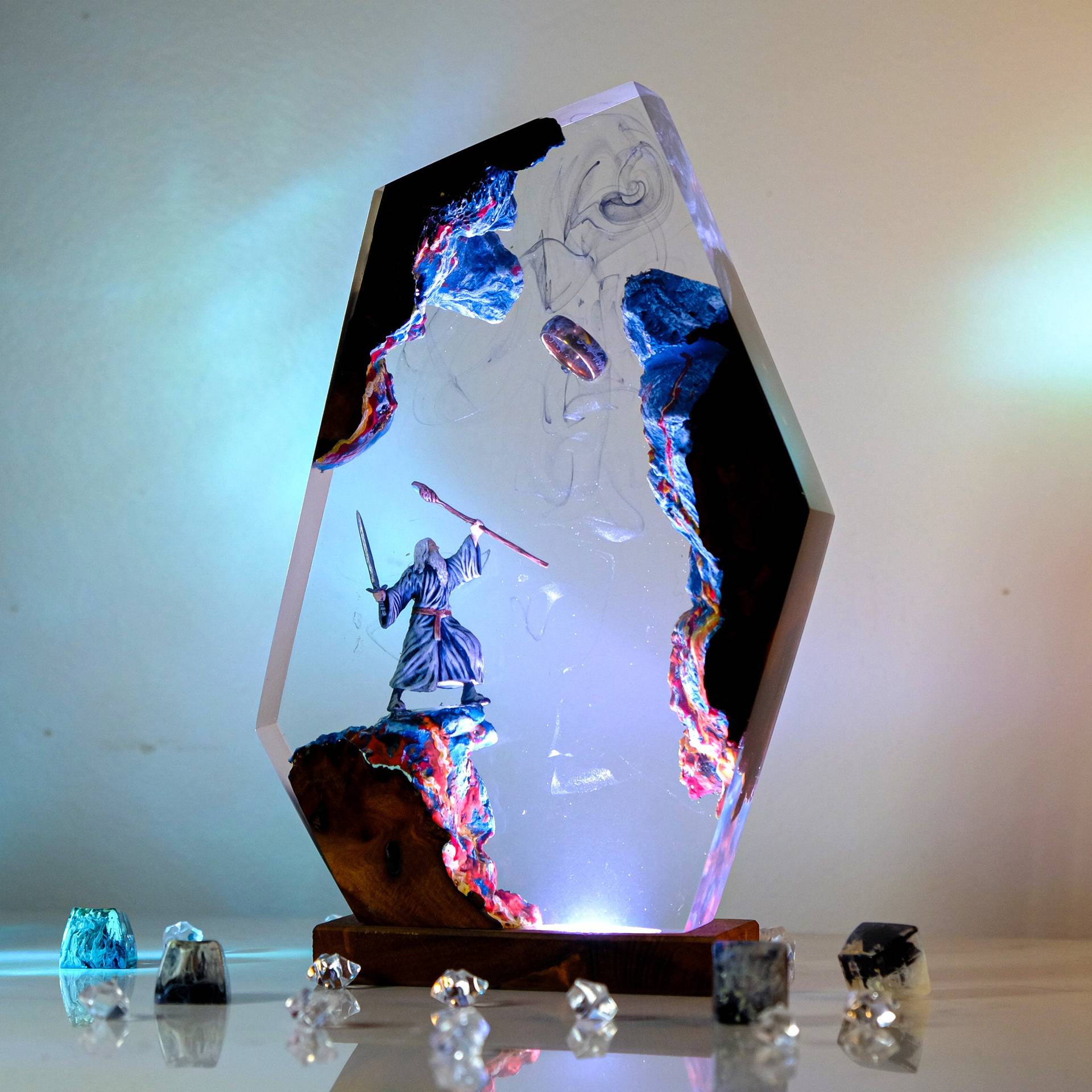 Movie Scence Figure Table Resi - Home Decor Product ulasan dan harga
