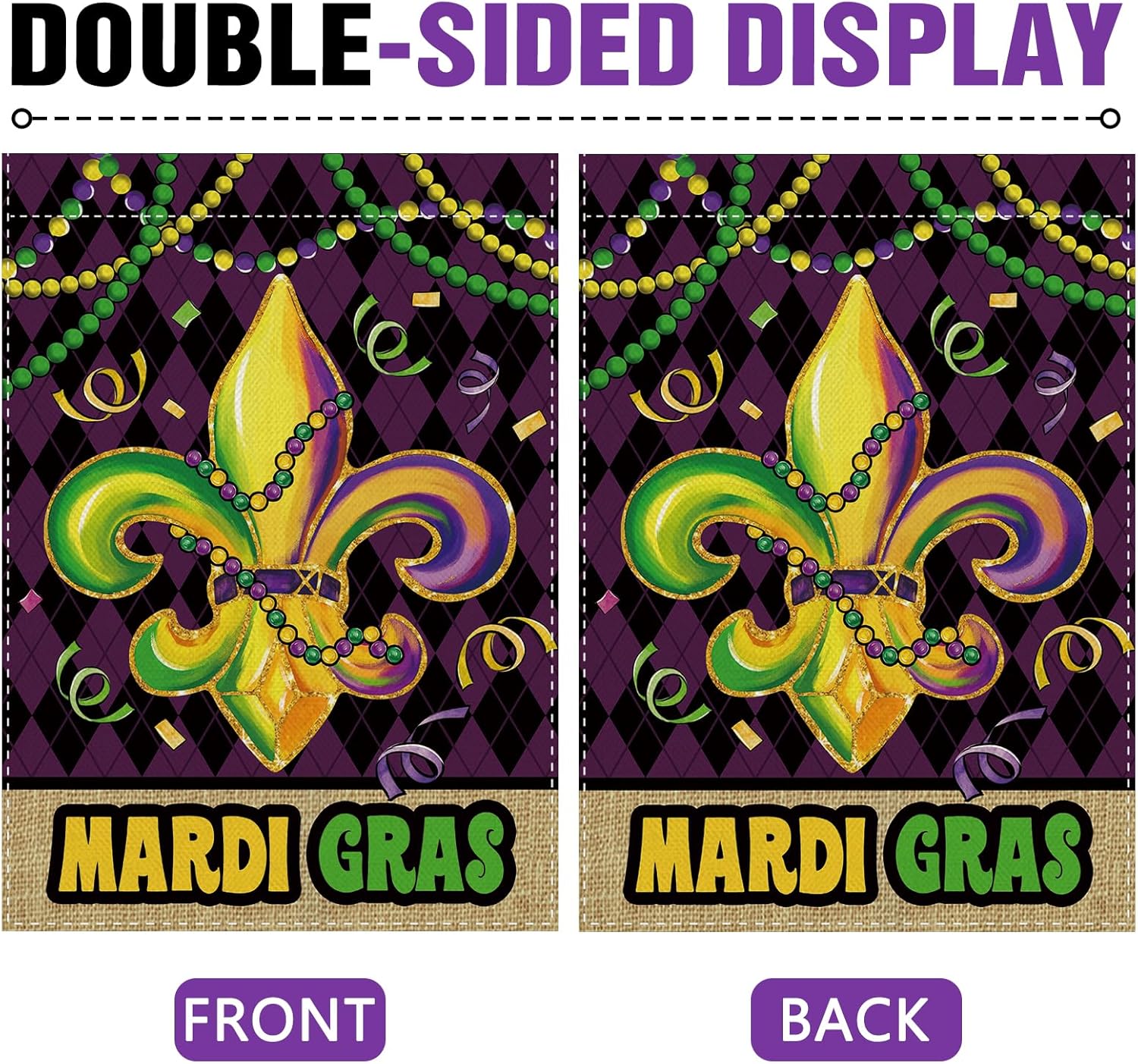 Dyrenson Mardi Gras Fleur De L - Home Decor New Orleans ulasan dan harga