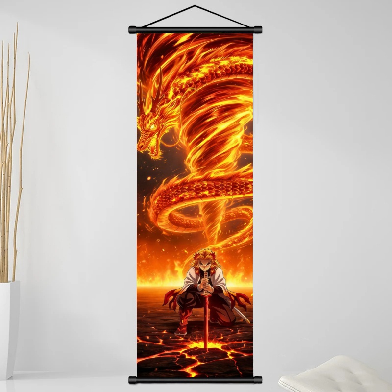 Demon Slayer Kyojuro Rengoku H - Home Decor On Wall ulasan dan harga