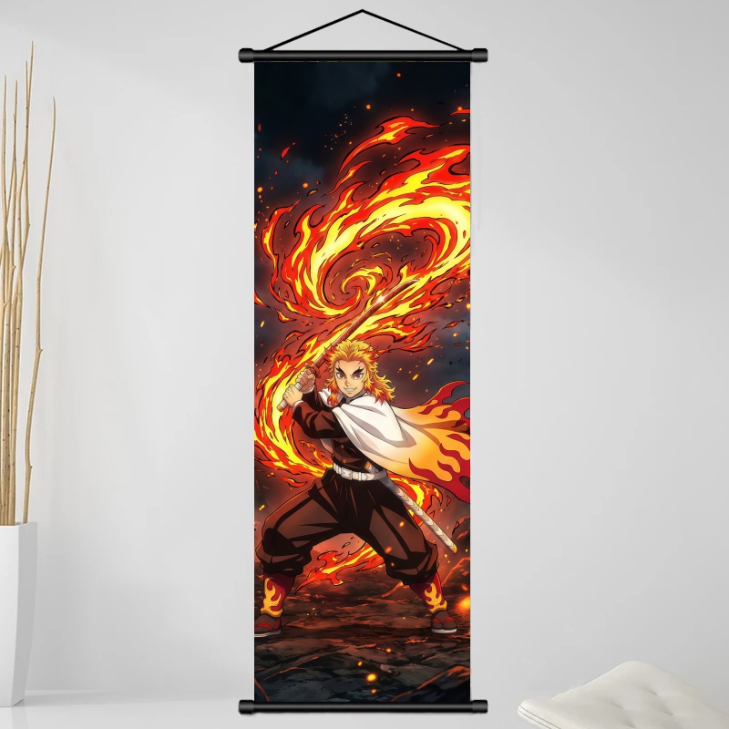 Demon Slayer Kyojuro Rengoku H - Home Decor On Wall ulasan dan harga