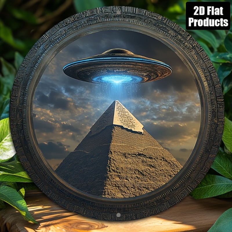 Pyramid UFO Theme Round Alumin - Home Decor Theme ulasan dan harga