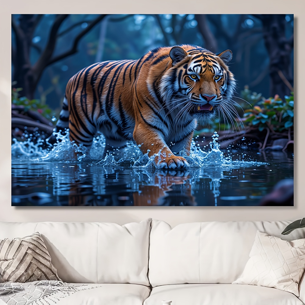 Majestic Tiger Tapestry - Wild - Aesthetic Tapestry ulasan dan harga