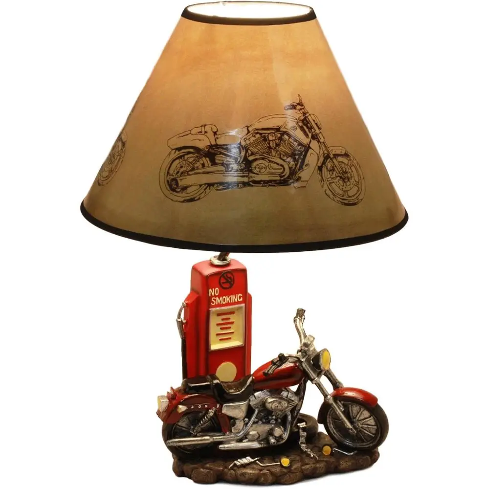 Vintage Retro Red Motorcycle G - Home Decor Theme ulasan dan harga