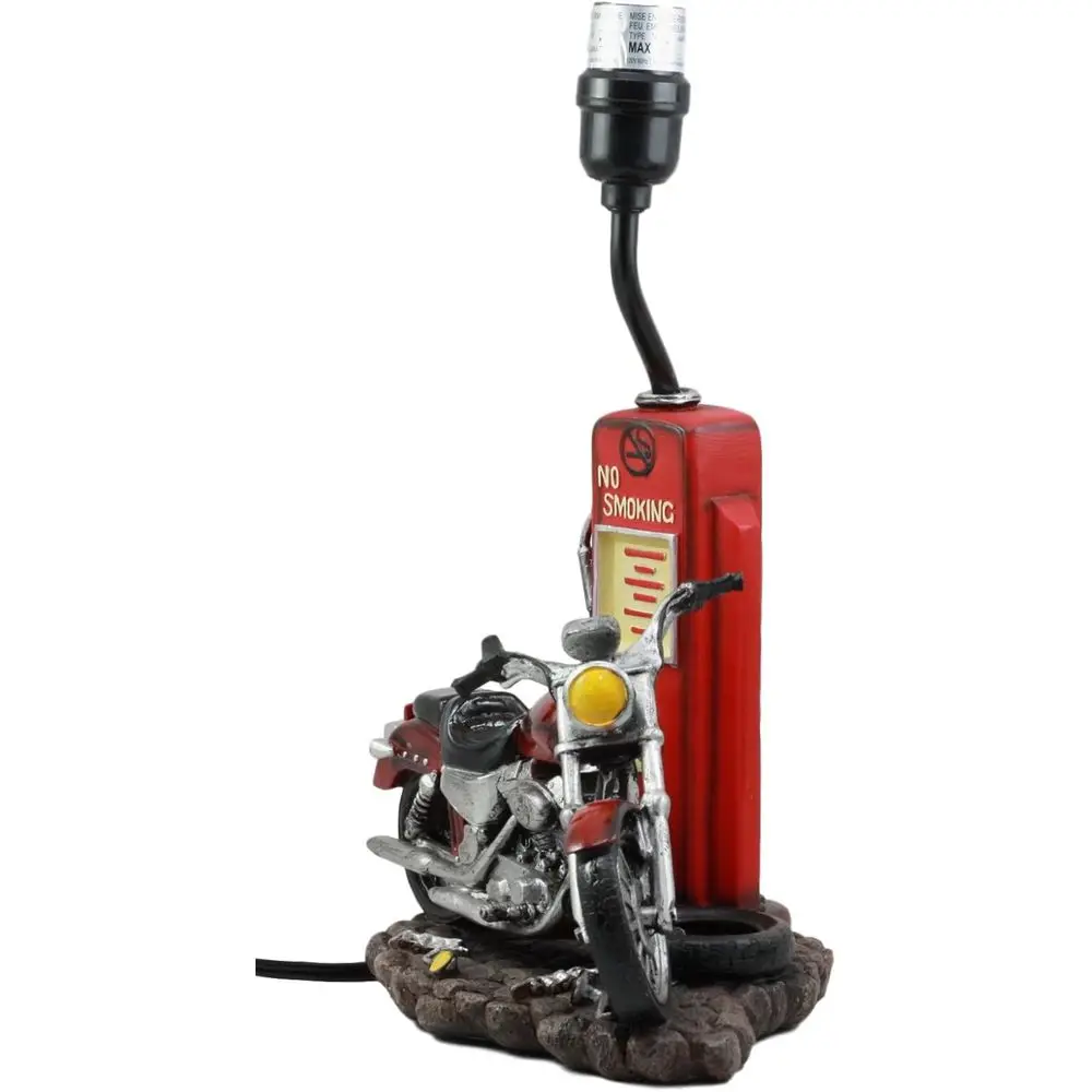 Vintage Retro Red Motorcycle G - Home Decor Theme ulasan dan harga