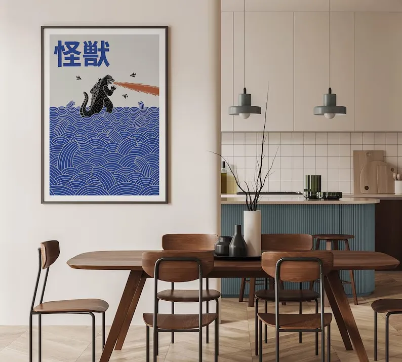 Japanese Contemporary Tokyo Ar - Home Decor Japandi ulasan dan harga