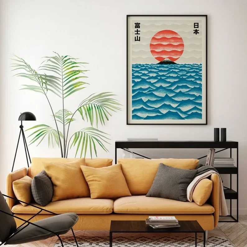 Japanese Contemporary Tokyo Ar - Home Decor Japandi ulasan dan harga
