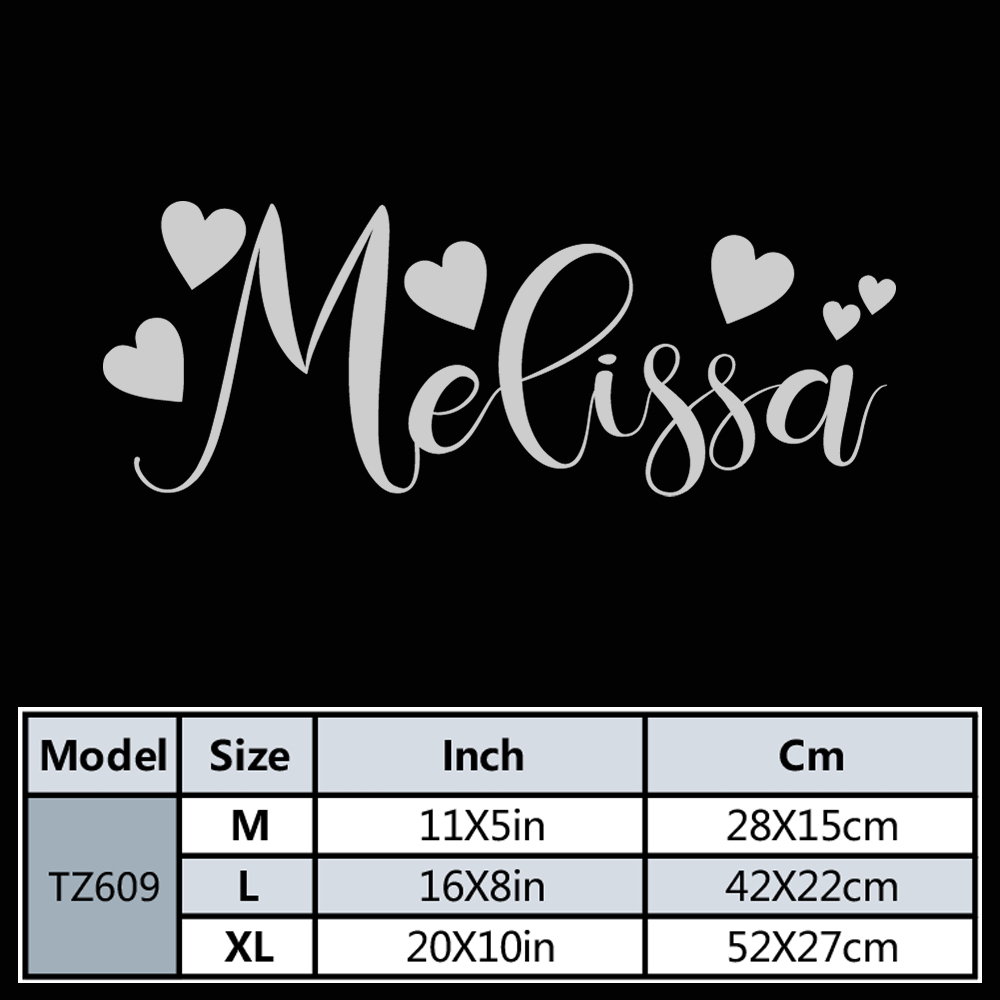 1pc Diy Personalize Custom Nam - Home Decor Wallpaper ulasan dan harga