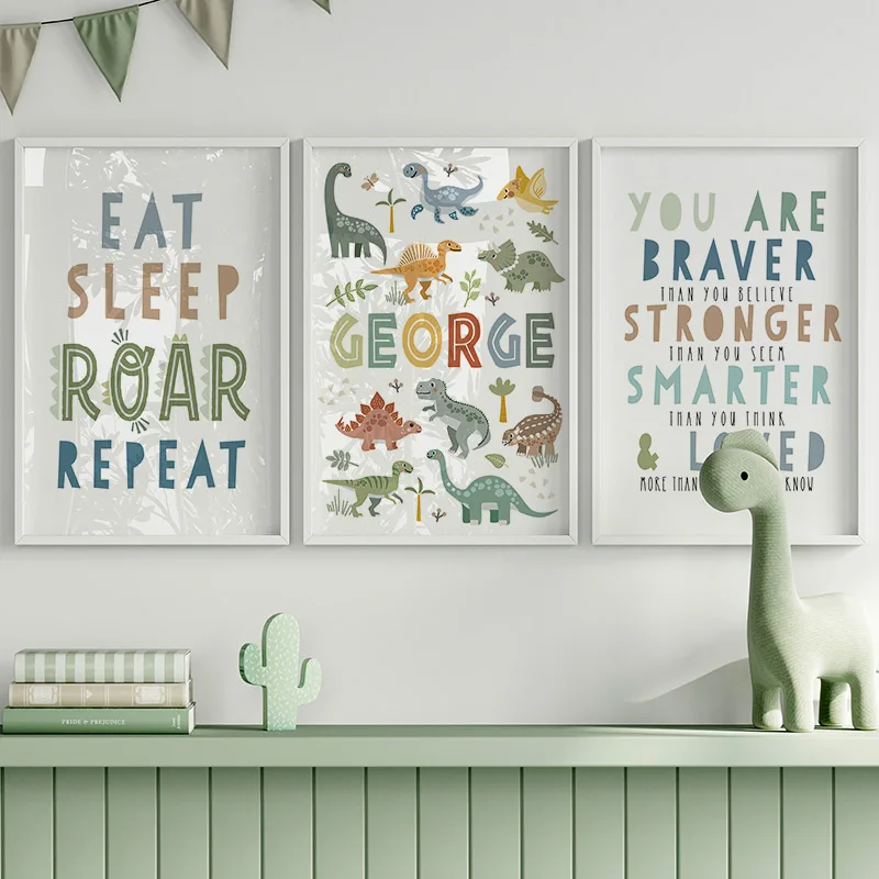 Jurassic Period Dinosaur Wall  - Home Decor Japandi ulasan dan harga