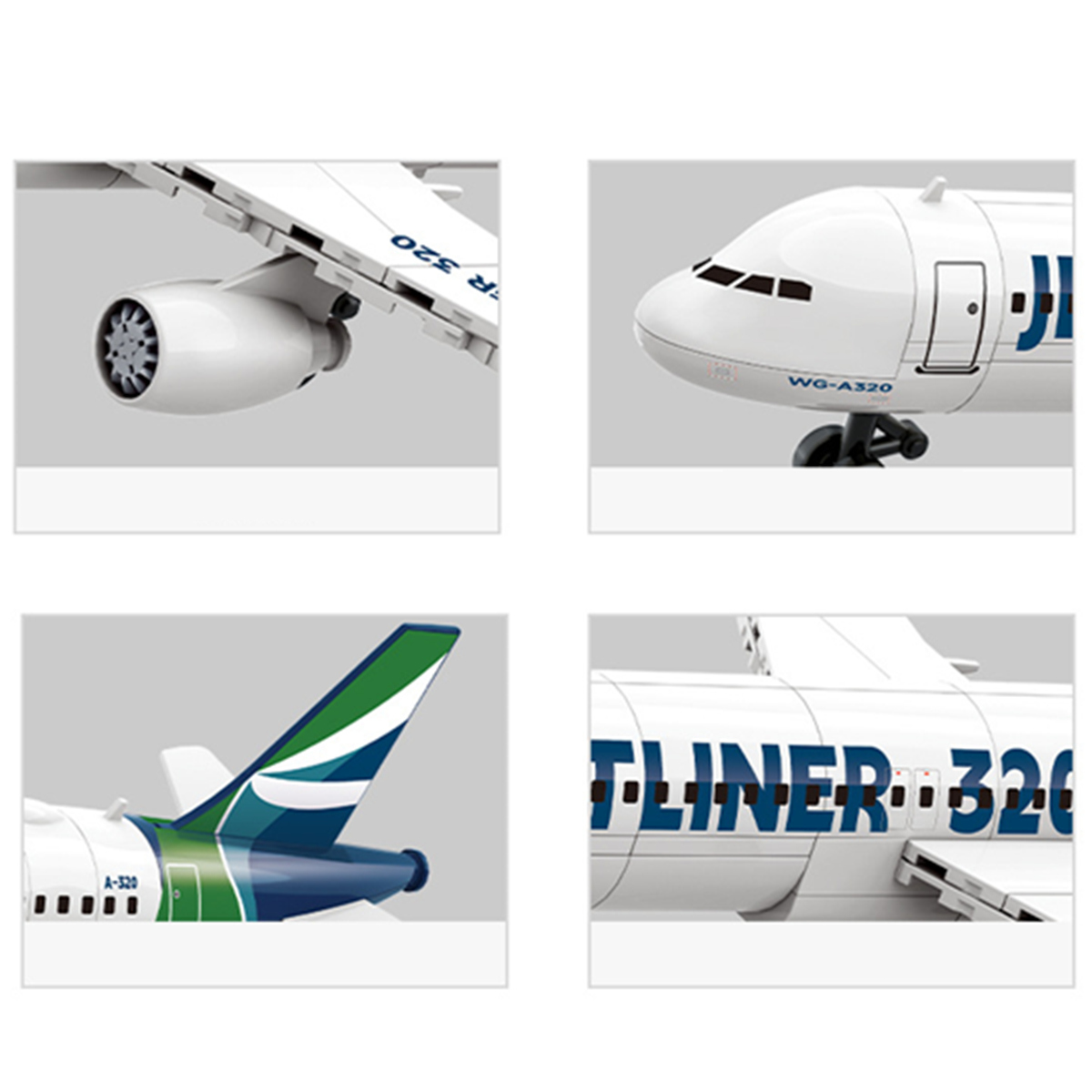 Model Airplane Aviation A320 A - Home Decor Kit ulasan dan harga