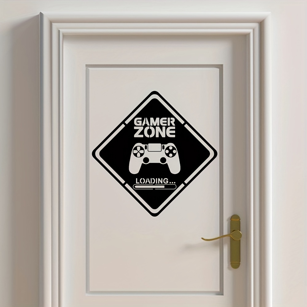 1pc Gamer Zone Door Decal Wall - Home Decor Video ulasan dan harga