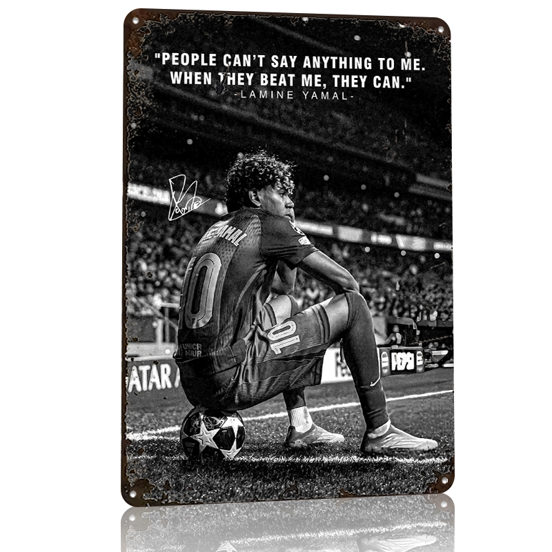Lamine Yamal Quote on Soccer F - Home Decor Quotes On Wall ulasan dan harga