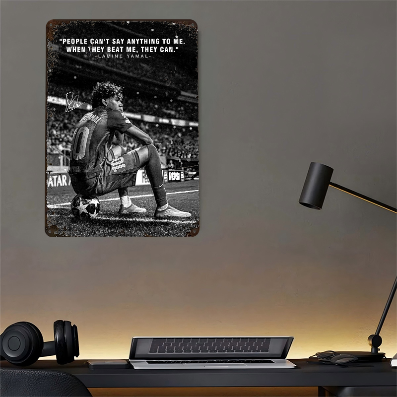 Lamine Yamal Quote on Soccer F - Home Decor Quotes On Wall ulasan dan harga