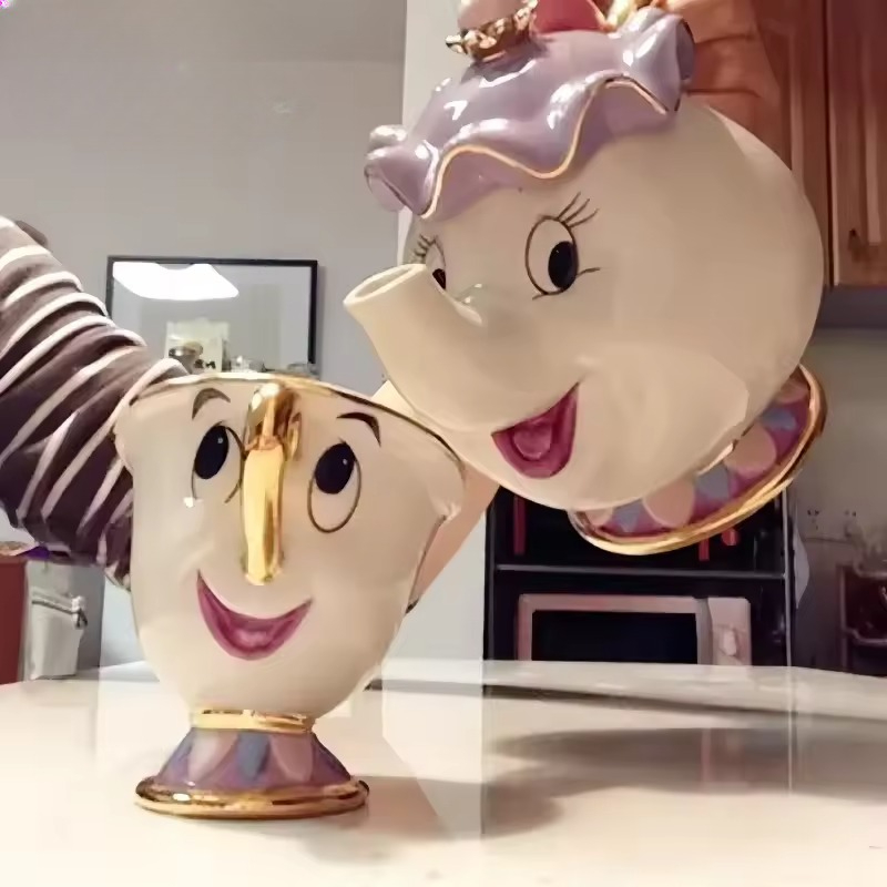 Teapot Cute Manga Coffee Pot M - Home Decor Disney ulasan dan harga