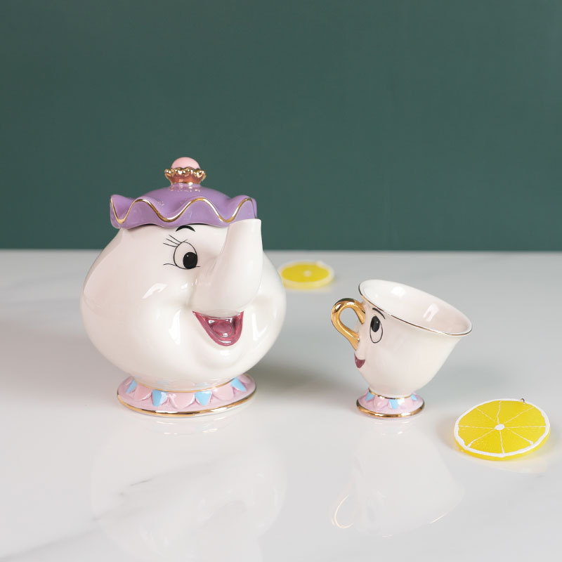 Teapot Cute Manga Coffee Pot M - Home Decor Disney ulasan dan harga