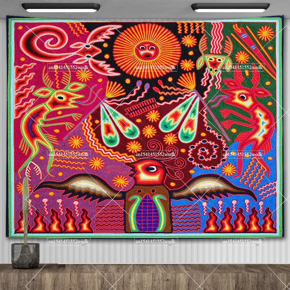 Mexico Mexican Mayan Tribal Ar - Aesthetic Tapestry ulasan dan harga