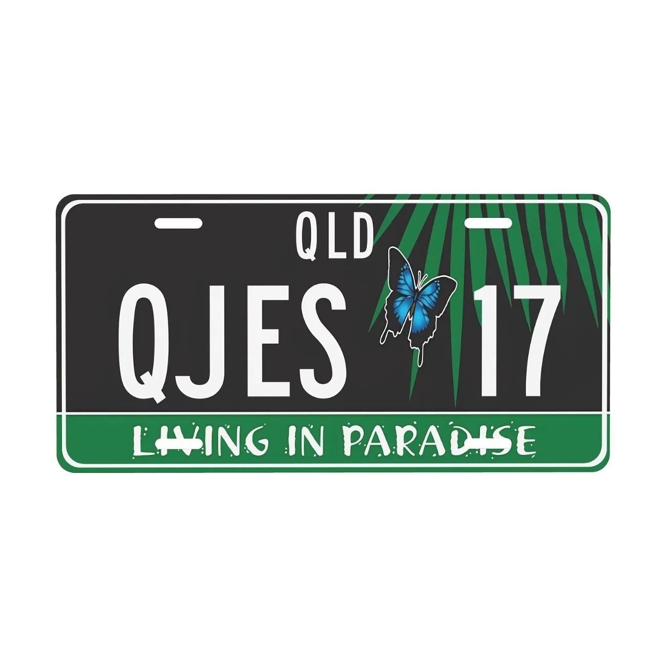 Custom Text Aluminum License P - Home Decor Theme ulasan dan harga