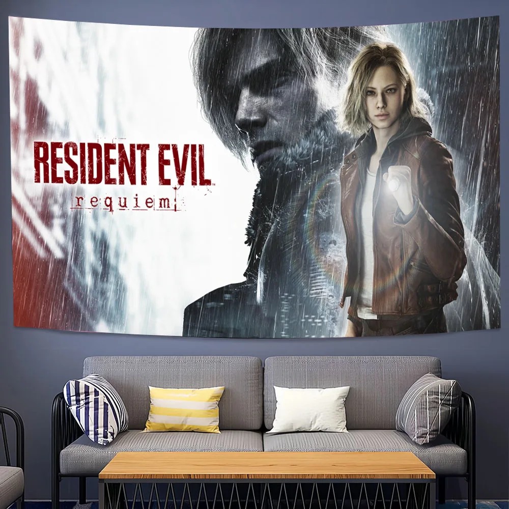 VIKAMA Leon Kennedy Resident E - Aesthetic Tapestry ulasan dan harga