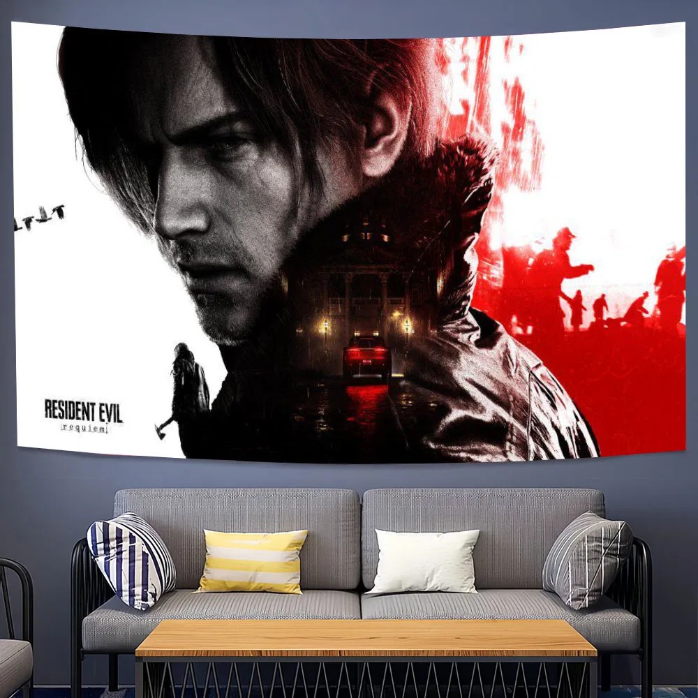 VIKAMA Leon Kennedy Resident E - Aesthetic Tapestry ulasan dan harga