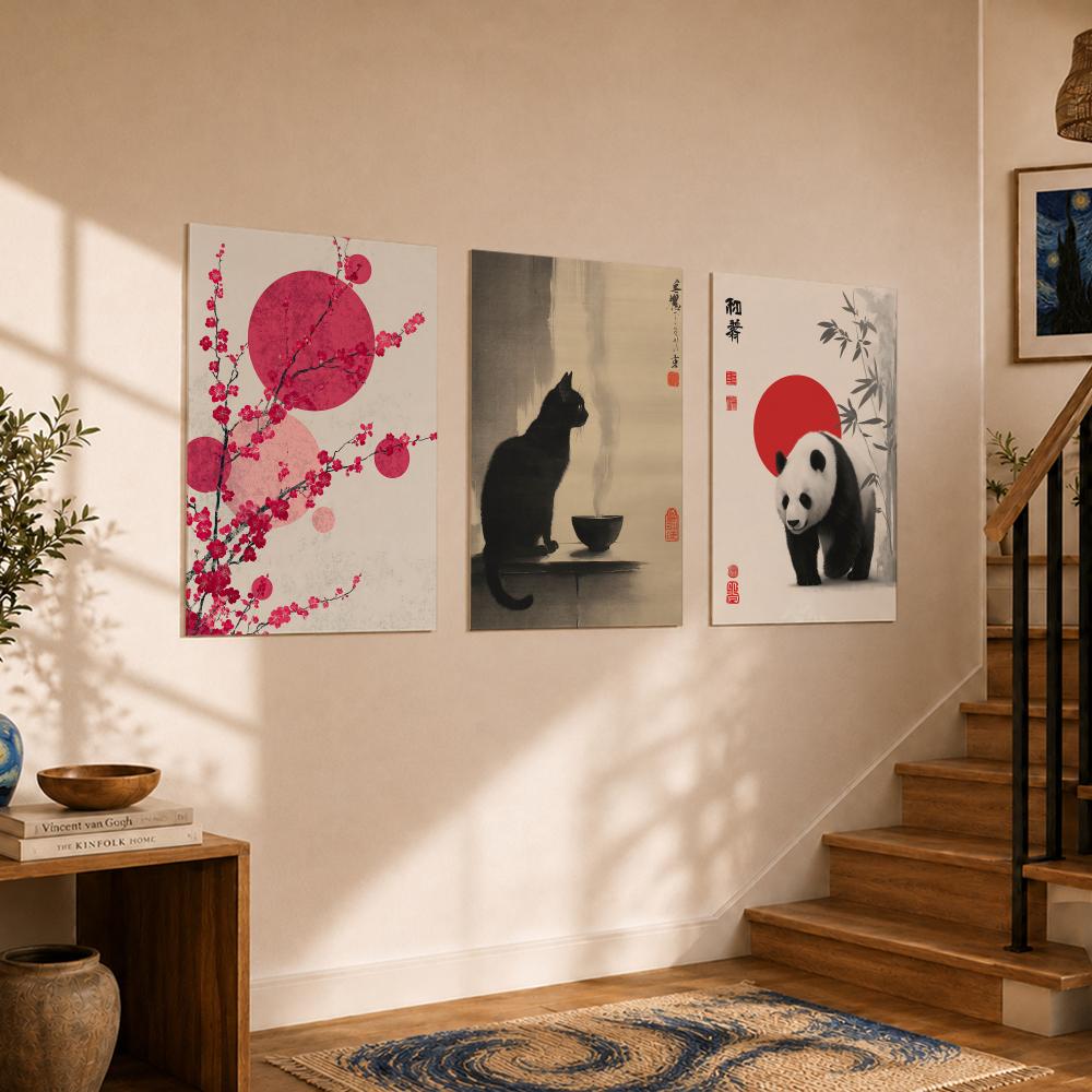 Art Style J-JapandiS Poster Vi - Home Decor Japandi Style ulasan dan harga