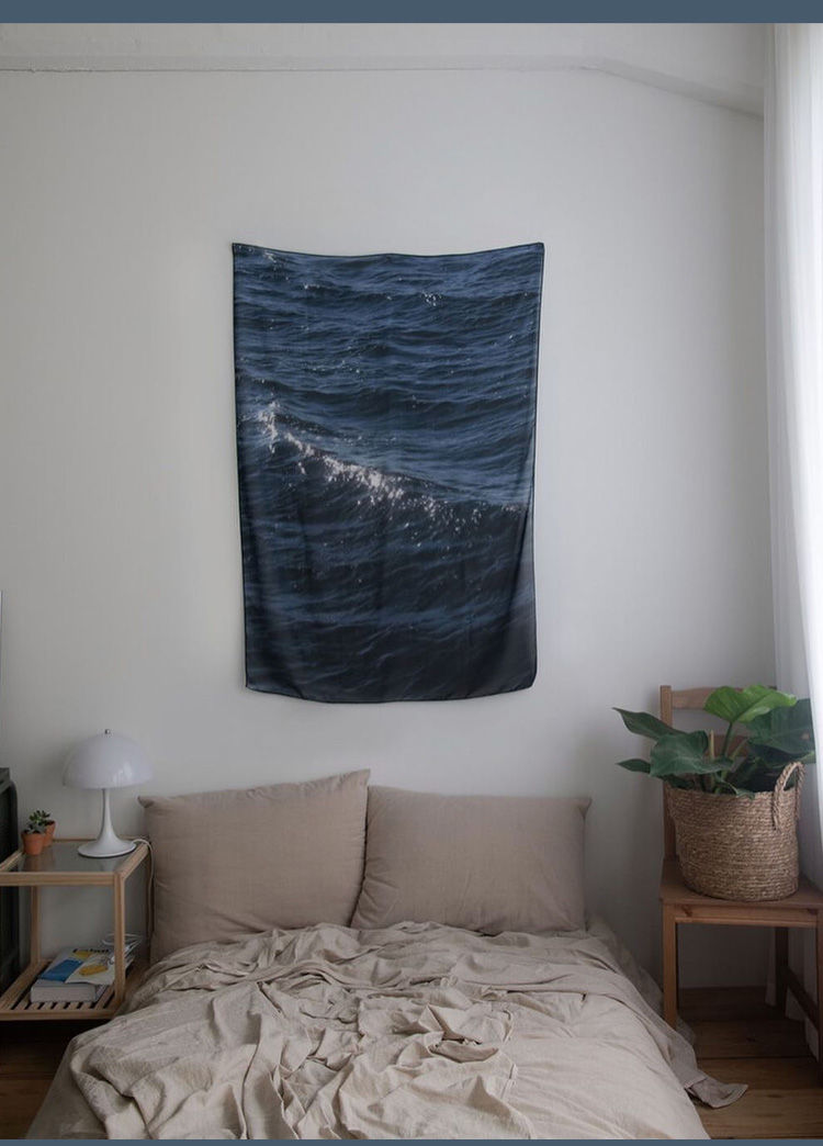 River Tapestry Wall Hanging De - Aesthetic Tapestry ulasan dan harga