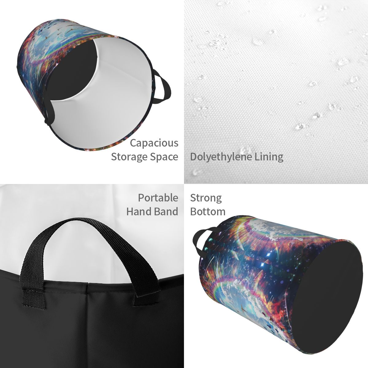 Vivid Galaxy Angels Round Laun - Home Decor Hampers ulasan dan harga