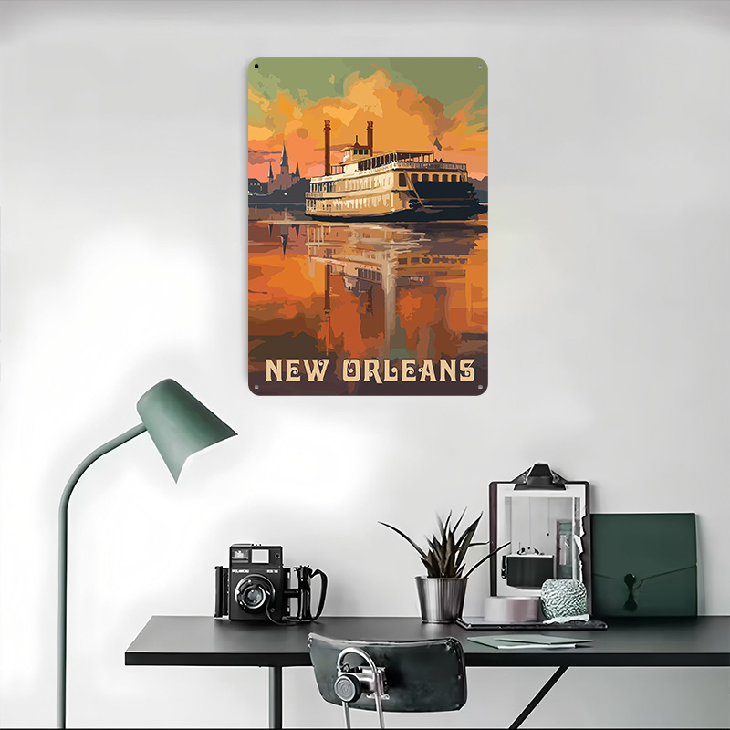 Travel to New Orleans Printed  - Home Decor New Orleans ulasan dan harga