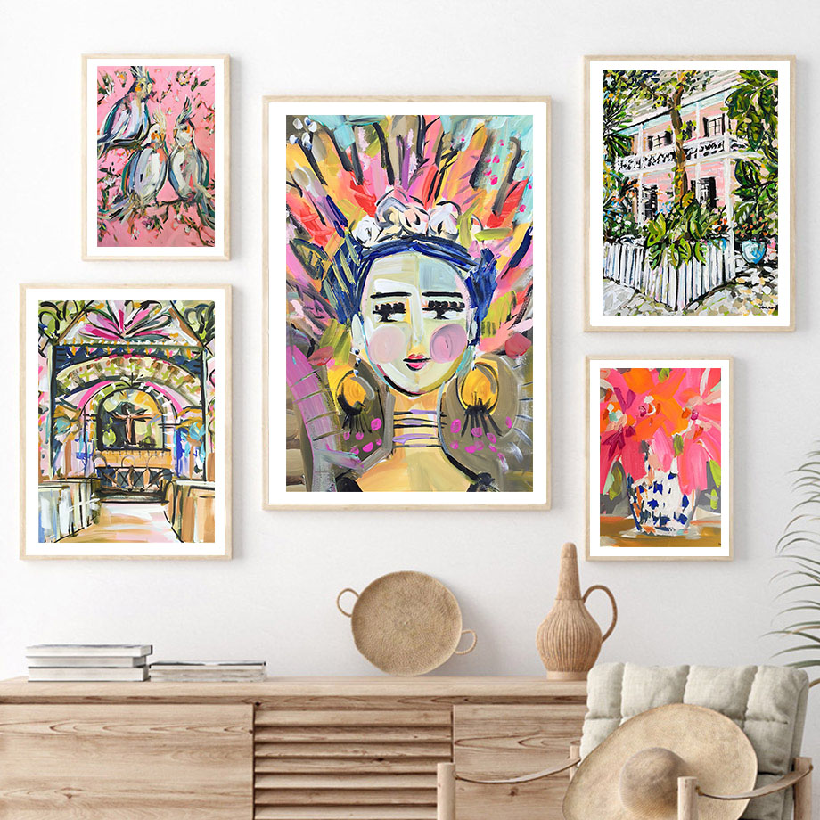 Colorful Impressionist Wall Ar - Home Decor New Orleans ulasan dan harga