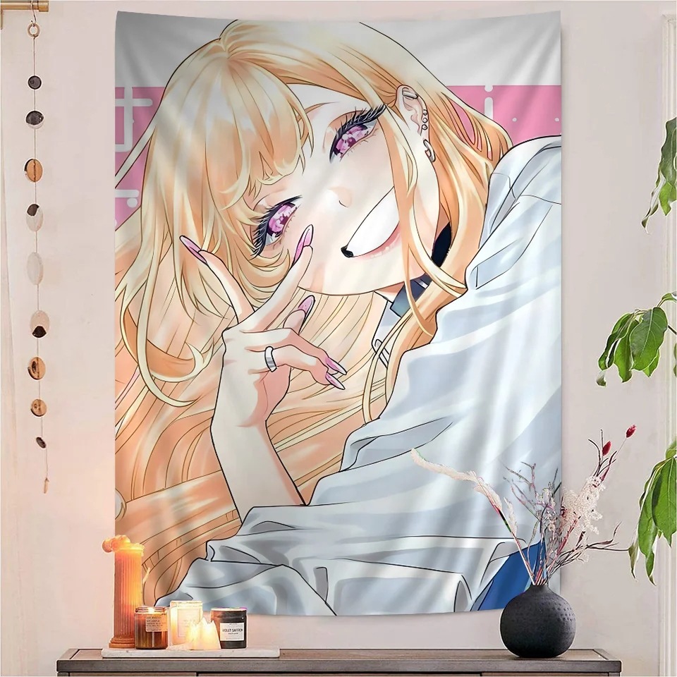 Hot My Dress-Up Darling Anime  - Aesthetic Tapestry ulasan dan harga