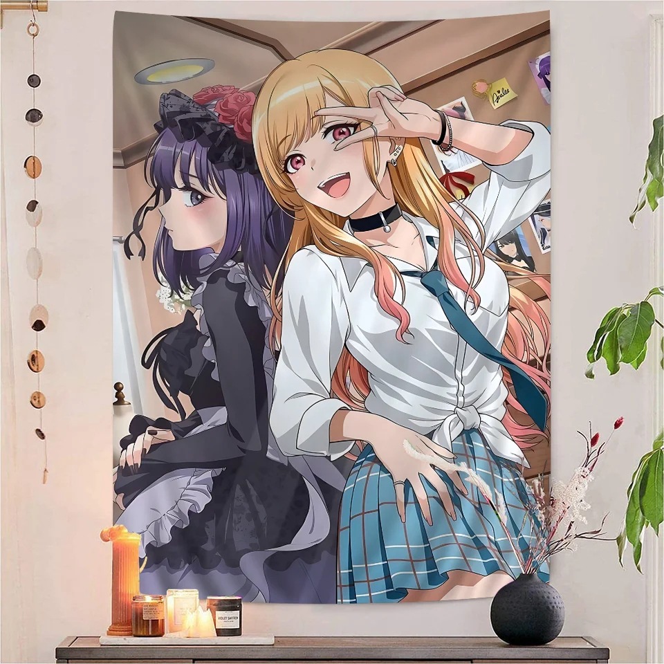 Hot My Dress-Up Darling Anime  - Aesthetic Tapestry ulasan dan harga