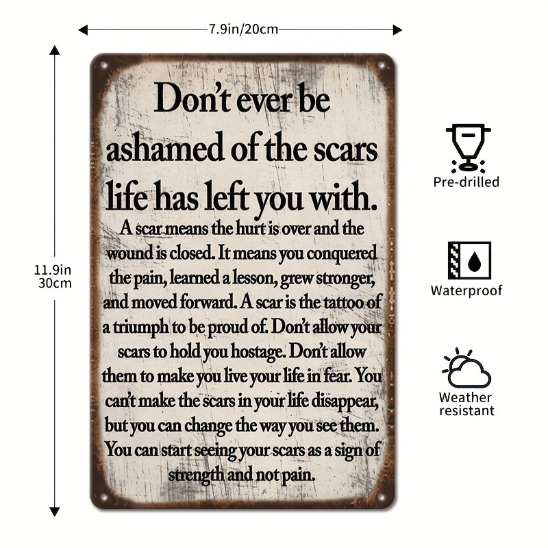 2D Flat - 2D Vintage Metal Sig - Home Decor Quotes On Wall ulasan dan harga