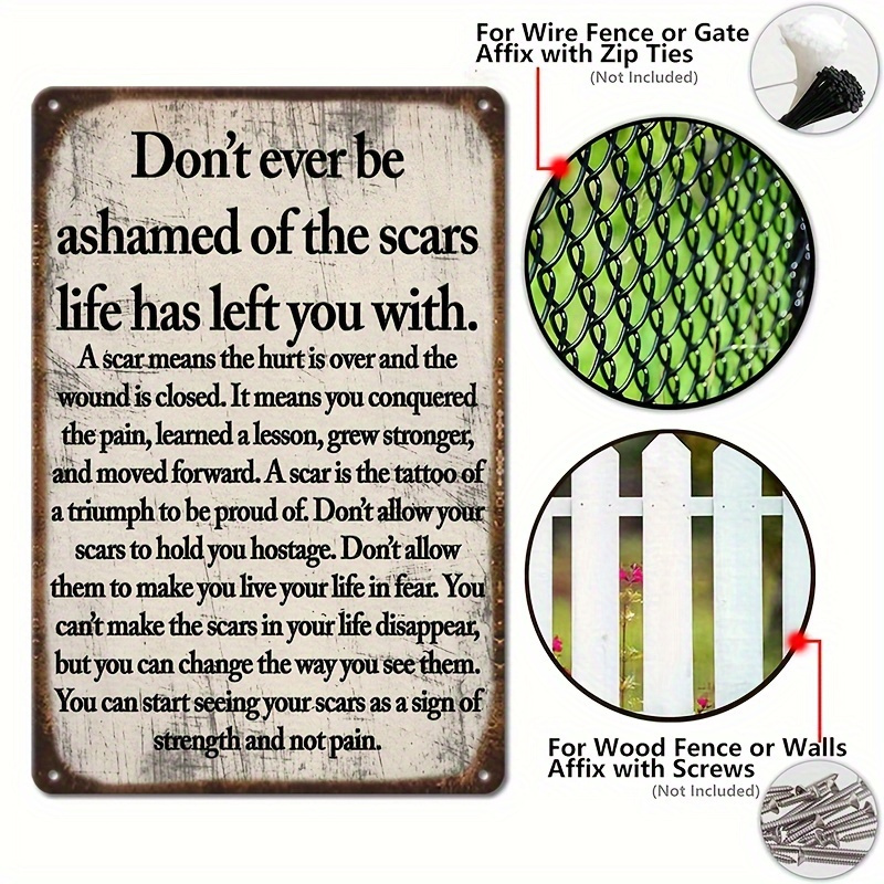 2D Flat - 2D Vintage Metal Sig - Home Decor Quotes On Wall ulasan dan harga