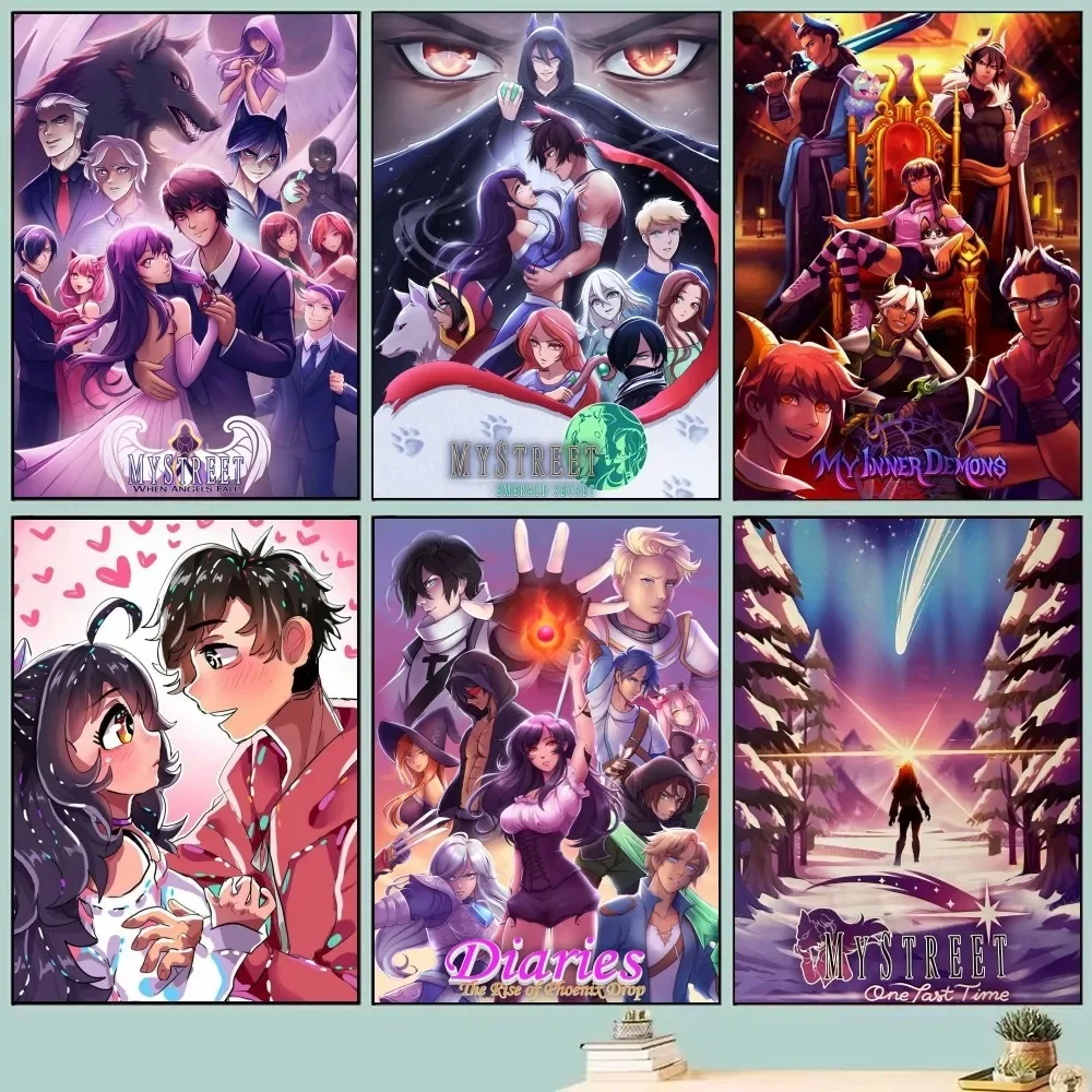 Game Aphmau Aesthetic Poster S - Home Decor Wallpaper ulasan dan harga