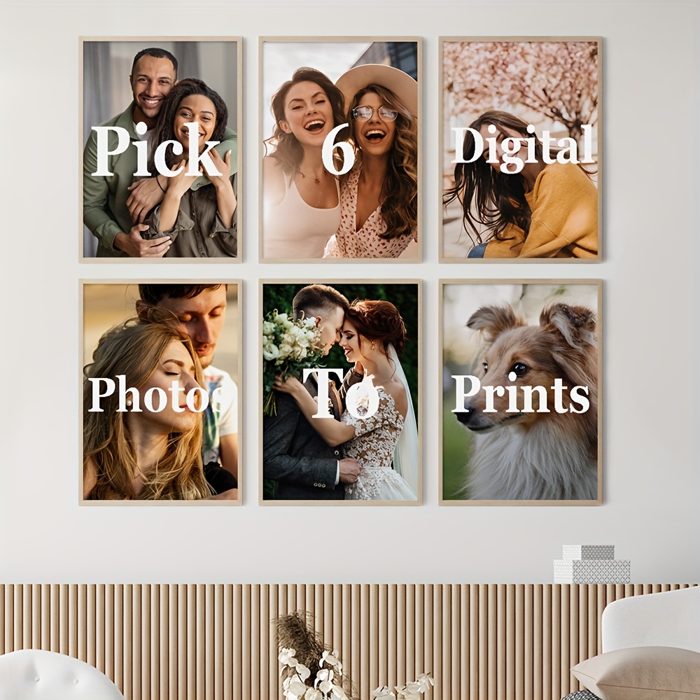 6pcs/set Custom Canvas Prints  - Home Decor Kit ulasan dan harga
