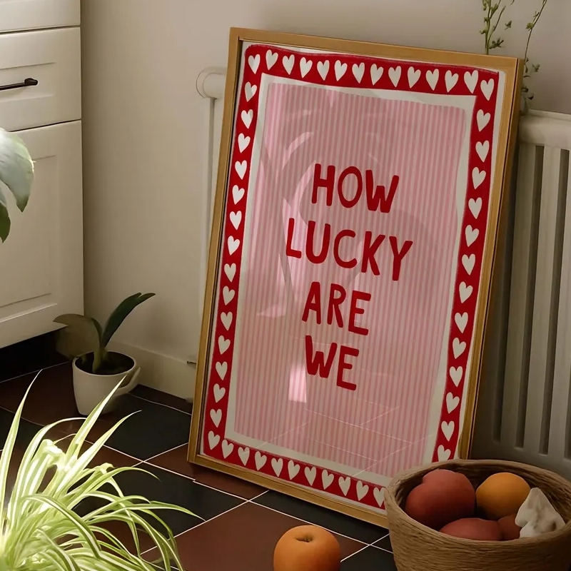 How Lucky Wall Art Canvas Prin - Home Decor How To ulasan dan harga