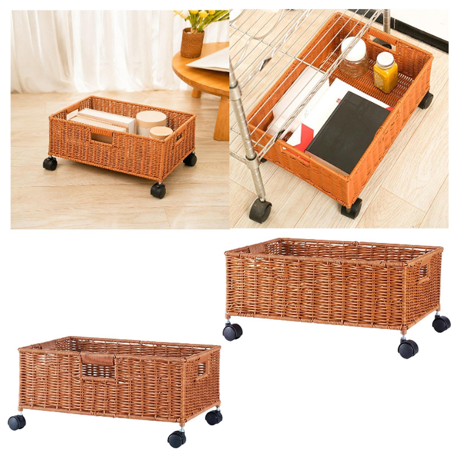 Storage Basket with Wheels Dec - Home Decor Hampers ulasan dan harga