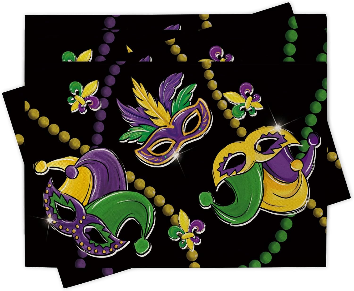 Mardi Gras Alligator Placemats - Home Decor New Orleans ulasan dan harga