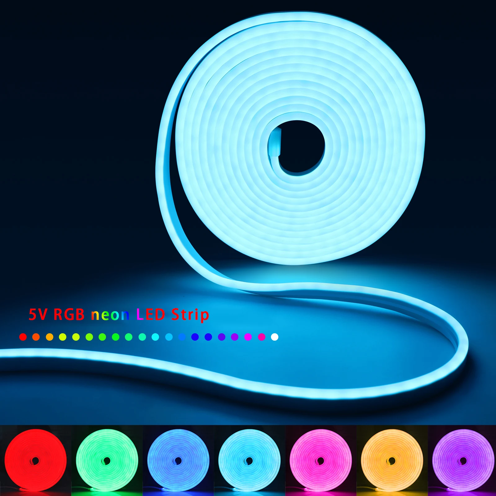 1-5m RGB LED Neon Strip Light  - Home Decor Pinterest ulasan dan harga