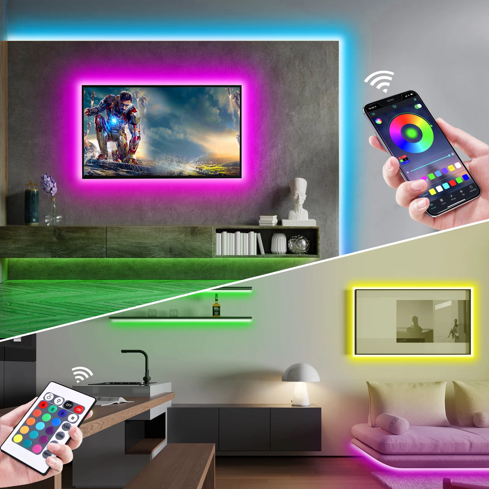 1-5m RGB LED Neon Strip Light  - Home Decor Pinterest ulasan dan harga